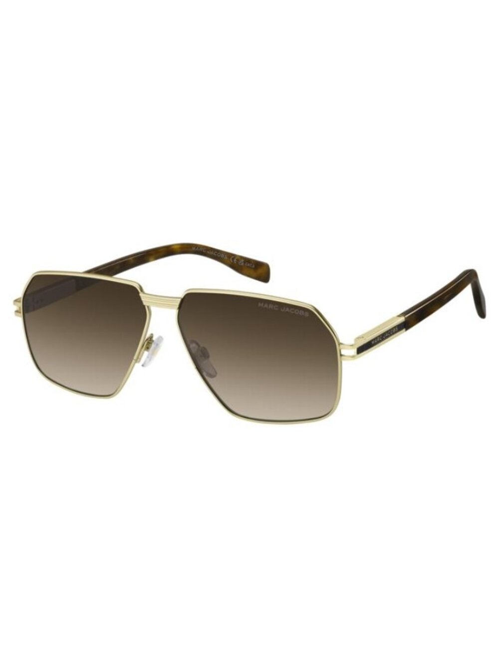 New Marc Jacobs Men's Sunglasses Gold Brown Lens 906 S 8SO 61